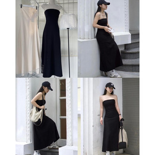 đầm cúp ngực form chữ a maxi