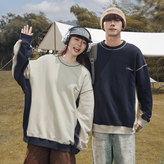 Áo thun dài tay unisex form rộng Sweater phong cách Hàn Quốc L3863