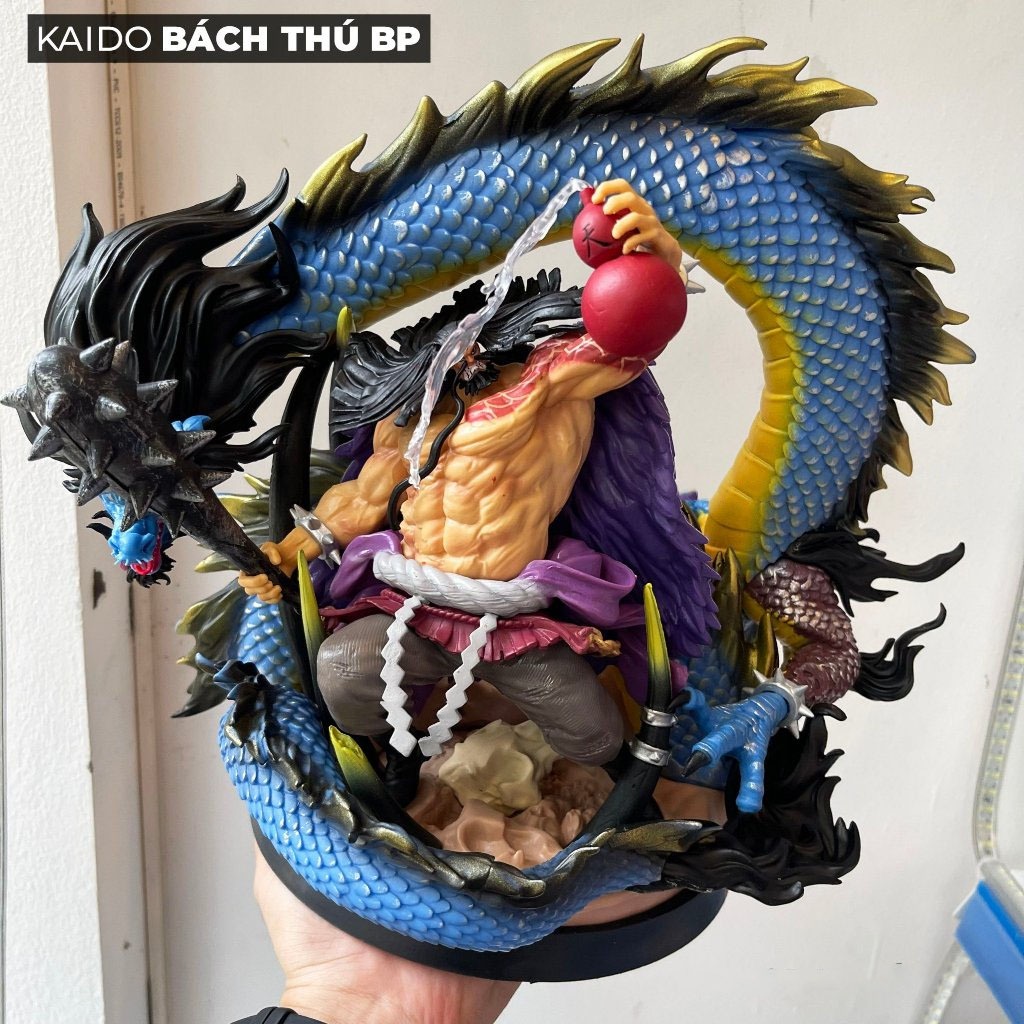 Mô hình Kaido Bách Thú BP Studio figure Kaido Rồng cầm hồ lô cao 30cm One piece