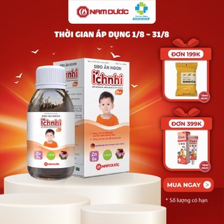 Siro ăn ngon Ích Nhi Plus lọ 100ml giúp nâng cao sức đề kháng, tăng chuyển hóa hấp thu dưỡng chất, giúp trẻ ăn ngon