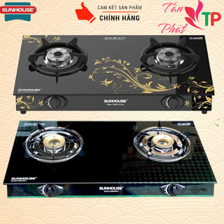 Bếp gas đôi dương kính sunhouse giao màu ngẫu nhiên