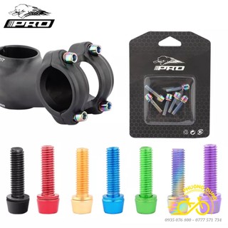 Bộ 6 Ốc vít IIIPRO M5x18mm dành cho ốc pô tăng xe đạp