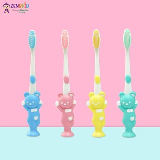 Bàn Chải Đánh Răng Cho Bé (1 - 6 tuổi) -  Hình gấu ngộ nghĩnh đáng yêu (Hàng mới về)