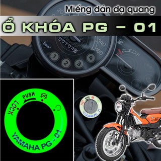 Miếng dán Ổ khóa PG - 1 yamaha dạ quang chống trầy xước ổ khóa PG-01
