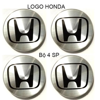 Logo cho dòng xe Honda, Logo chụp mâm xe Honda đường kính 58mm.