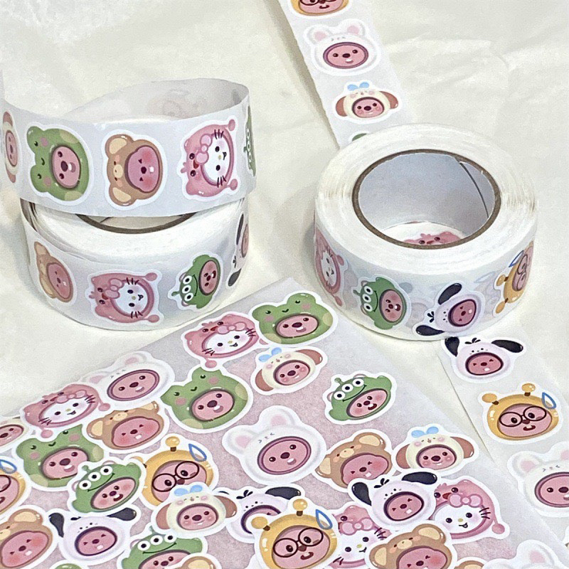 Cuộn 500 hình dán loopy