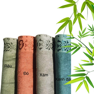 Phong Phú- khăn tắm sợi tre kích thước 50 x 100 cm