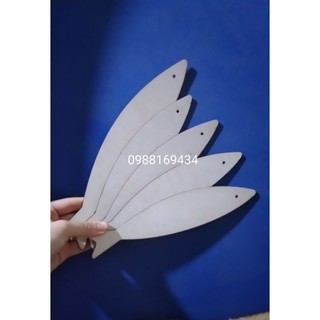 Cá gỗ cho bé tô màu lẻ size