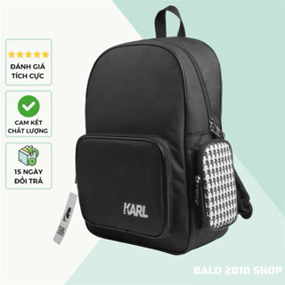 Balo nam nữ thời trang KARL BASIC BACKPACK thiết kế nhiều ngăn tiện lợi chất vải polyester chống thấm BALO 2810 SHOP