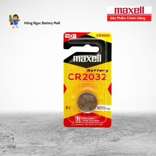Pin Maxell CR2032 ( CR2032 H ) 3V Made In JAPAN - Hàng chính hãng