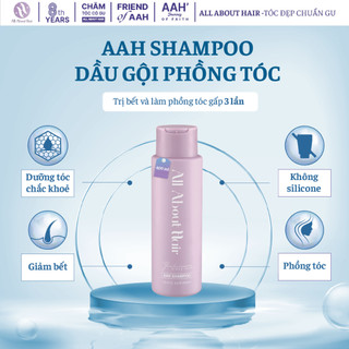 Dầu gội phồng tóc aah all about hair - shampoo chai 400ml