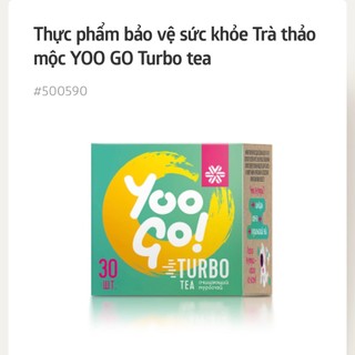 Trà thảo mộc siberian wellness yoogo turbo tea , hỗ trợ đường ruột , cải thiện hệ tiêu hóa, giúp giảm cân