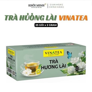 Trà hương lài/nhài vinatea hộp 25 gói 50g.