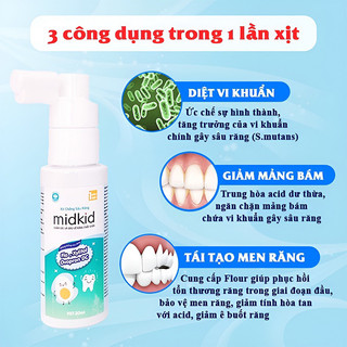 Xịt chống sâu răng Midkid