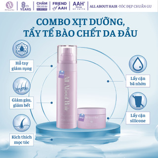 Combo 2sp aah all about hair - spray & scalp scrub