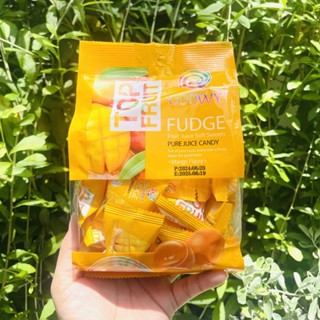 [ THÙNG 24 BỊCH ] KẸO DẺO TRÁI CÂY TOP FRUIT COOWY [VỊ XOÀI : MANGO ] [MẪU MỚI 2024]