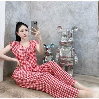 Bộ đồ tole-Bộ lanh ngắn tay quần 9 tấc