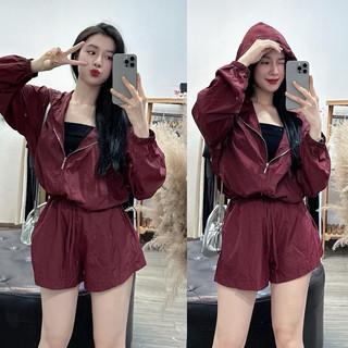 Set Áo Khoác Gió Quần Short Thuỳ Ngô Thanh Store