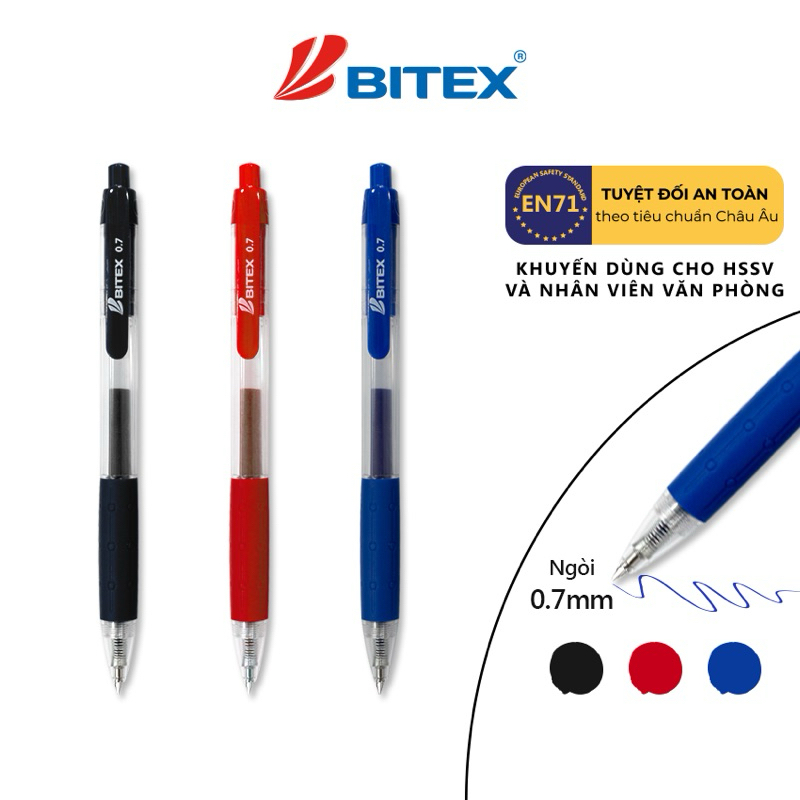 Bút gel Bitex G03 ngòi 0.7mm