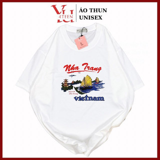 Áo Thun PHÔNG UNISEX in Decal NHA TRANG TRAVEL DU LỊCH TOUR VIỆT NAM VIETNAM (Đủ size M-L-XL-XXL BIGSIZE)