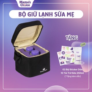 Trọn Bộ Giữ Lạnh Sữa Mẹ Mama’s Choice, Bảo Quản Sữa Mẹ, Đựng và Giữ Ấm Đồ Ăn Cho Bé, Chất Liệu Cao Cấp 4 Lớp Dày Dặn