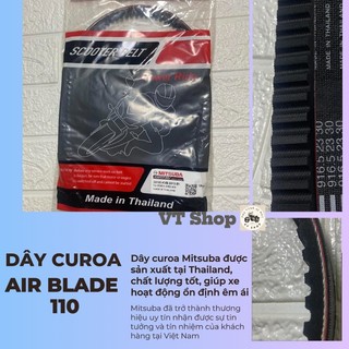 dây curoa AB 110, Click 110 rẻ sản xuất thailand hãng Mitsuba