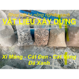 Cát đen -Xi Măng - Cát Vàng - Đá xanh - trộn vữa(hồ)đổ bê tông, xây chát 1KG