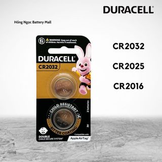 Vỉ 2 Viên Pin Duracell CR2032 / CR2025 / CR2016 Hiệu điện thế 3V - Hàng chính hãng
