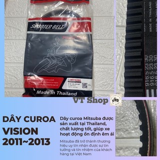 Dây curoa Vision đời đầu đến vision 2013 rẻ sản xuất thailand hãng Mitsuba
