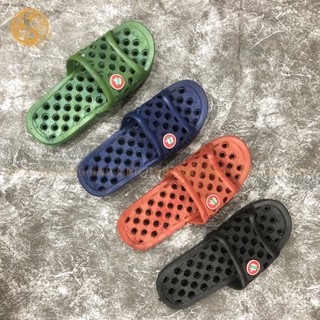  Dép lỗ táo đi trong nhà dép đúc nam nữ quai ngang đi văn phòng nhà tắm chống trơn trượt 