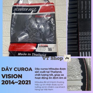 Dây curoa Vision(k44) 2014 đến 2019 rẻ sản xuất thailand hãng Mitsuba