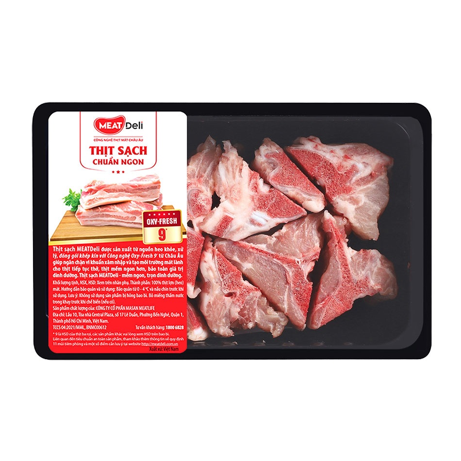Meat deli Xương cục heo chuẩn ngon 450g