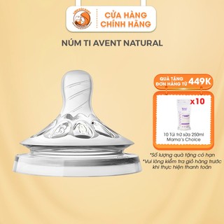 Núm ti Avent Natural siêu mềm, đủ size núm ti từ sơ sinh , chính hãng Vạn An phân phối