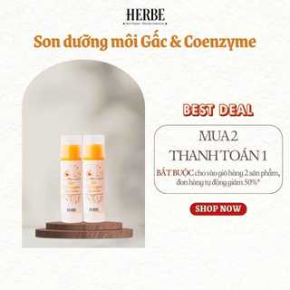 [mua 1 tặng 1] SON DƯỠNG MÔI GẤC & COENZYME Q10 - phục hồi môi nứt nẻ, chống lão hóa môi HANDMADE