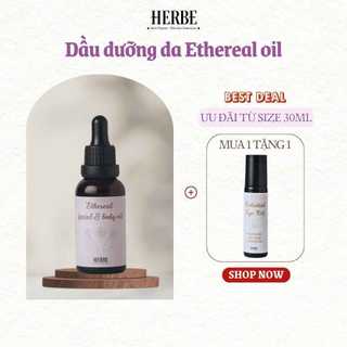 DẦU DƯỠNG DA MẶT VÀ BODY ETHEREAL OIL - SÁNG DA MỜ THÂM, NGĂN NGỪA LÃO HÓA TRẮNG DA HANDMADE