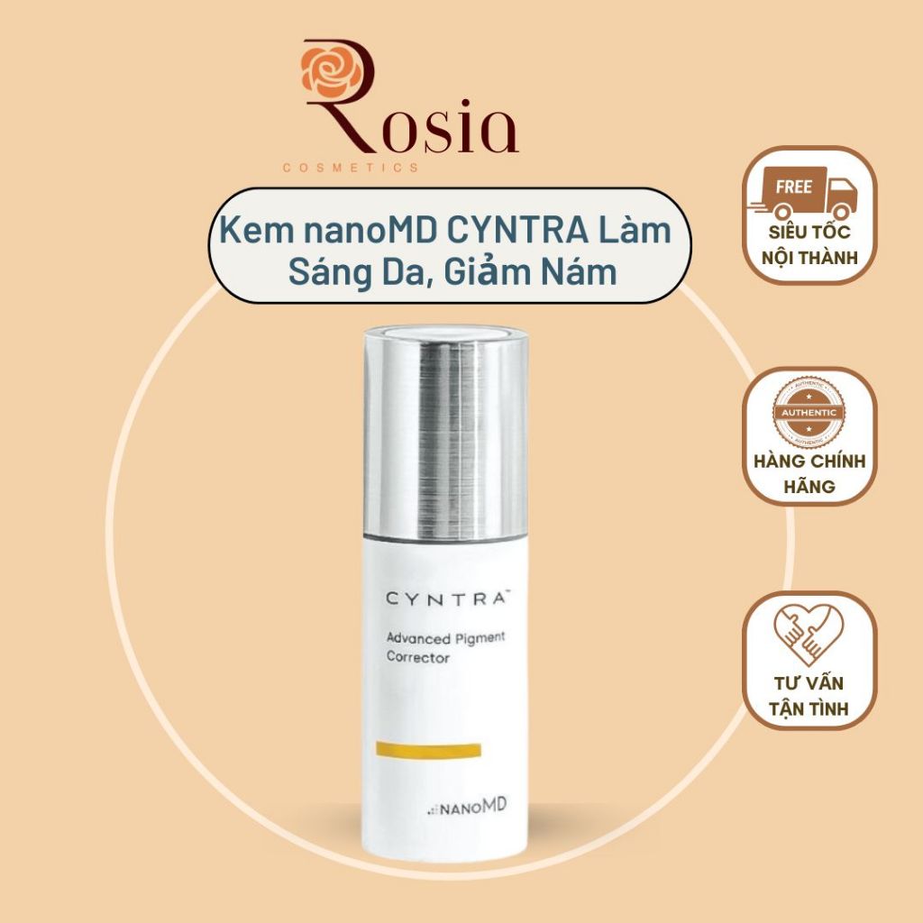 Kem nanoMD CYNTRA  Advanced Pigment Corrector Làm sáng da, giảm nám 20ml - Rosia Cosmetics