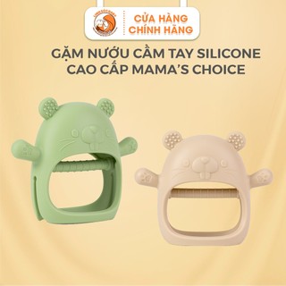 Gặm nướu cho bé thương hiệu Mama's Choice, ngậm nướu chất liệu silicone bạch kim cao cấp an toàn tuyệt đối cho bé