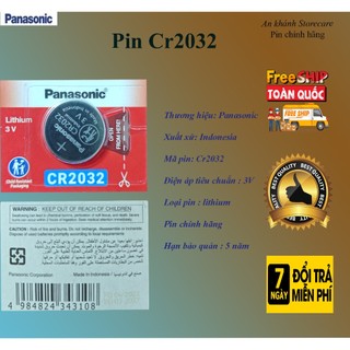 1 viên pin cr2032-cr2025-cr2016 panasonic