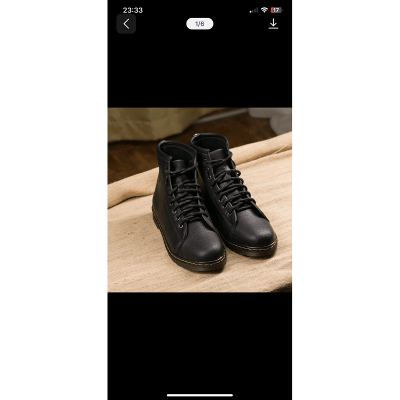 GIÀY DA NAM BOOT CỔ CAO NAM TÍNH M89/91