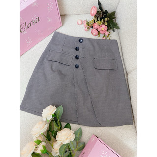 Chân váy kẻ chữ a công sở - clara ruby - hàng chính hãng sm