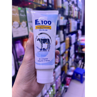 Sữa rửa mặt e100 bò 50g 100g dưỡng trắng mềm mịn da
