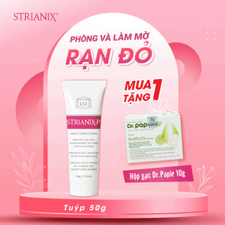 Kem Chống Rạn Da STRIANIX-P 50g, 100g Phòng Và Làm Mờ RẠN Đỏ Cho Phụ Nữ Mang Thai, Sau Sinh Kèm Quà Tặng