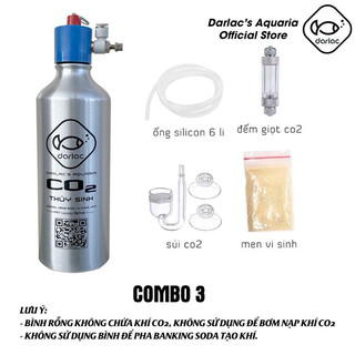 Bình Nhôm Hỗ Trợ Tạo Khí Co2 - Co2 Thuỷ Sinh - Thuỷ Sinh Darlac