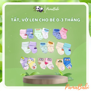 Tất len sơ sinh, vớ chân mùa đông cho bé trai gái nhiều màu dễ thương từ 0-3 tháng tuổi