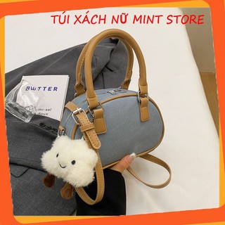 Túi xách nữ đẹp 💖 𝑭𝑹𝑬𝑬𝑺𝑯𝑰𝑷 💖 Túi đeo chéo 2 quai cầm tặng kèm charm dễ thương style hàn quốc PK 759