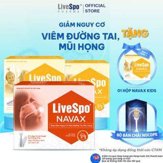 Combo 1 LiveSpo Navax chuyên dụng và 2 LiveSpo Navax Kids + Tặng 1 Navax Kids
