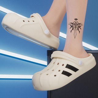 Dép sục nam nữ unisex cao cấp hoạ tiết trơn 2 Sọc phong cách ulzzang Hàn Quốc nhựa eva cao cấp TH-09