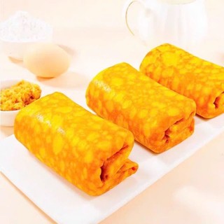 Thùng 2Kg Bánh Da Trứng Cuộn Kem Tươi Chà Bông Ông Đầu Bếp