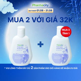 Dung Dịch Vệ Sinh Phụ Nữ Dạng Gel Pharmacity 100ml