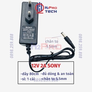 Nguồn 12V 2A 3A Cao Cấp Đủ Dòng, Củ Sạc 12V 2A Chân 5.5Mm Cho Camera, Modem Wifi, Tv Box-H2Pro Tech